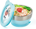 Suction Bowl and Spoon Set for Babies and Toddlers Non-Slip Silicone Suction by MrsChou