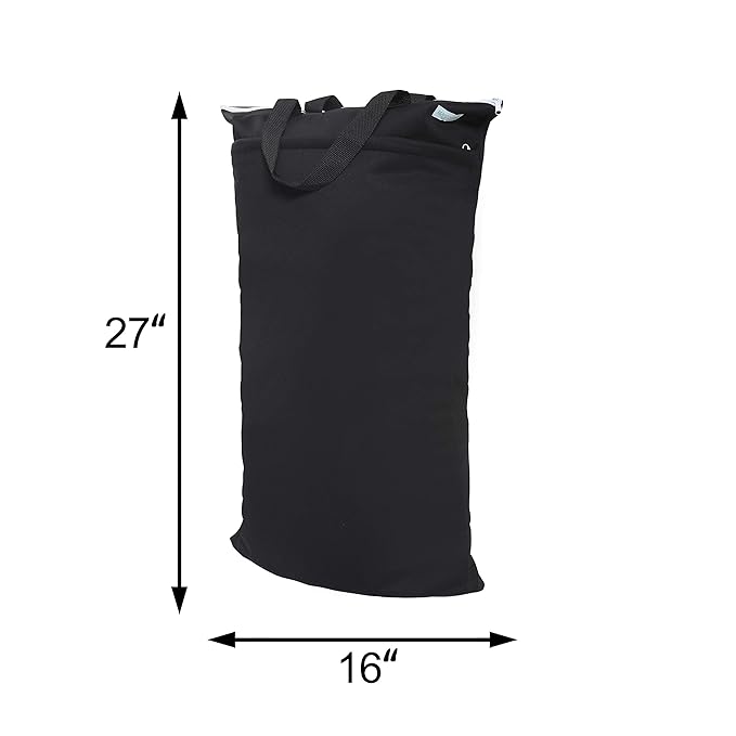 wegreeco Large Reusable Hanging Wet Dry Cloth Diaper Bag - Image 2