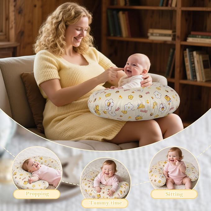 Nursing Pillow & Breastfeeding Pillow – Ergonomic C-Shape - Image 6