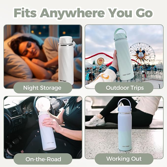 HEYTRIP Vacuum Insulated Breastmilk Cooler Bottle, 20oz Stainless Steel - Image 8