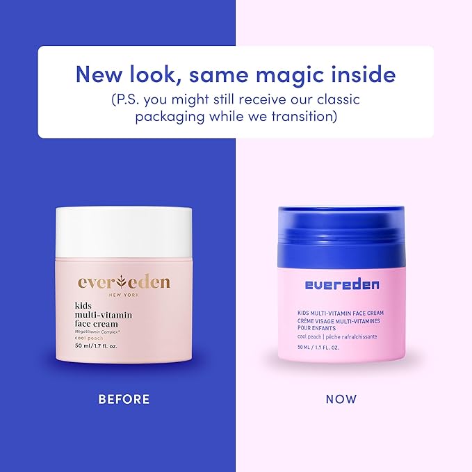 Evereden Kids Face Cream: Cool Peach, 1.7 oz. | Face Lotion | Clean and - Image 2