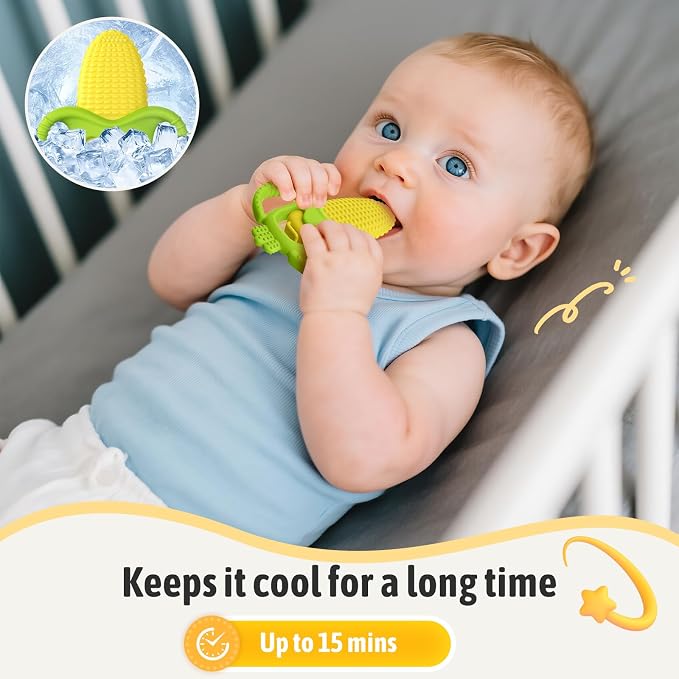 akolik Baby Teething Toys, Baby Frozen Teething Relief, BPA Free Infant Chew - Image 6