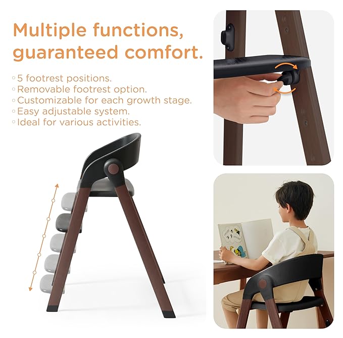 KUB High Chair for Babies and Toddlers Adjustable Foldable Convertible 5 Point - Image 5