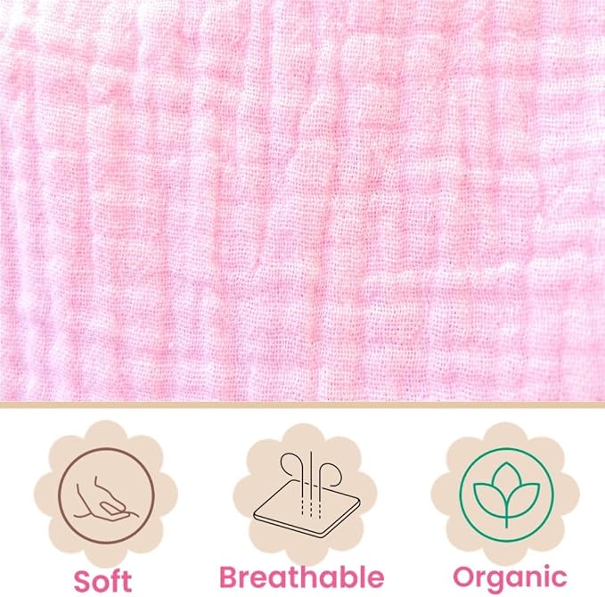 Muslin Nursing Cover for Baby Breastfeeding –Peekaboo Window -100% Breathable - Image 9