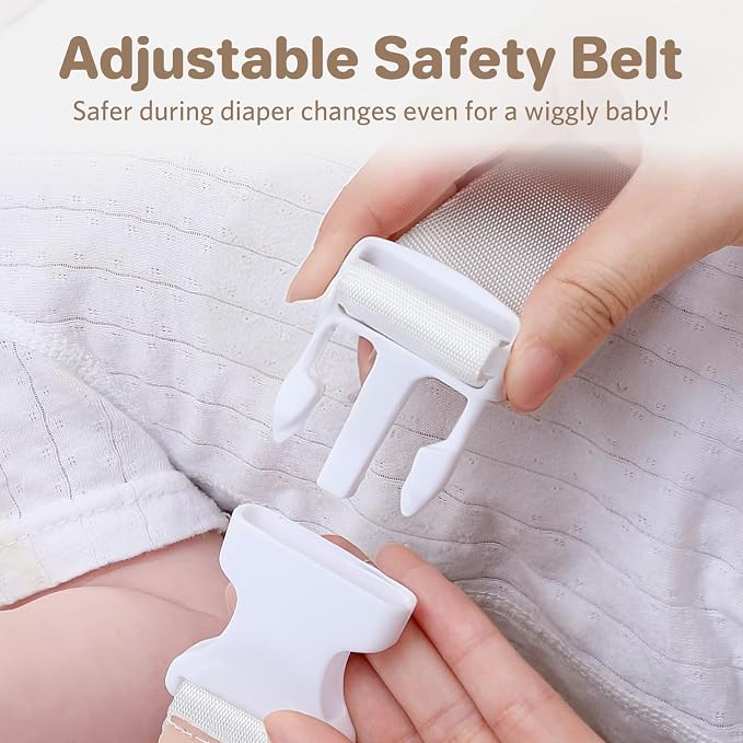 Waterproof Baby Diaper Changing Pad EVA Foam Wipeable Teddy Bear, Non-Slip Base - Image 6