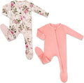 HAPIU Rayon from Bamboo Baby Footed Pajamas, 2 Way Zipper YKK, Footie by HAPIU