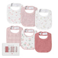 Muslin Baby Drool Bibs for Unisex Boys Girls, 6 Pack Soft Cotton Baby Bib for by LYRICHOMBABY