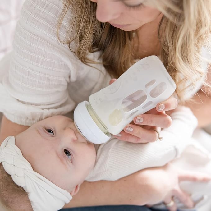 Olababy Silicone Sleeve for Avent Natural Glass Baby Bottles - Image 4