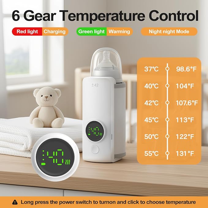 Solve The Milk Warming Dilemma Portable Bottle Warmer Requires no Water Rapid - Image 4