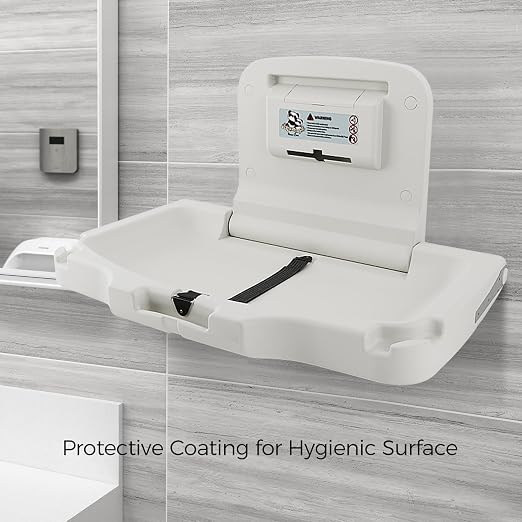 Panda Care ADA Compliant Horizontal Wall Mounted Baby Changing Station - Image 7