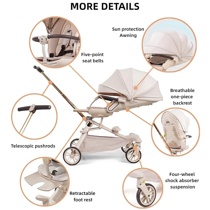Lightweight Folding Stroller Wagon - Image 7