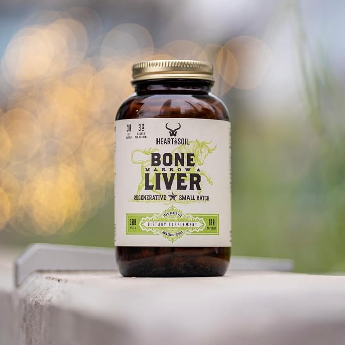HEART & SOIL - Grass-Fed Bone Marrow and Beef Liver Supplement – 3000mg - Image 7