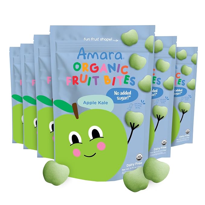 Amara Organic Fruit Bites Apple Kale by Amara