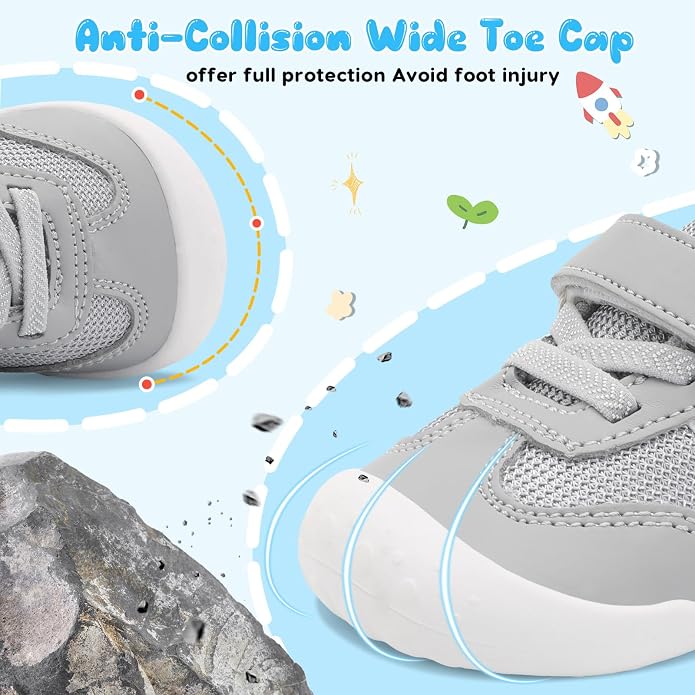 Scurtain Baby Shoes Boy Girl First Walking Shoe Infant Crib Breathable Sneakers - Image 2