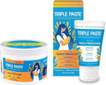 Triple Paste Diaper Rash Cream for Baby - 8 Oz Tub & 3 Oz Tube At Home & On the by TriplePaste