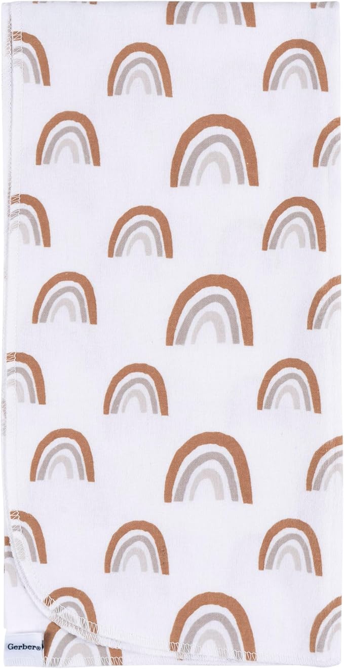 Gerber Unisex Baby 100% Cotton Flannel Receiving Blankets 30x30 Inches - Image 5