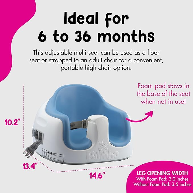 Bumbo 3-in-1 Multi-Seat for 6 to 36 Months, Travel Baby Feeding & Play Floor - Image 3