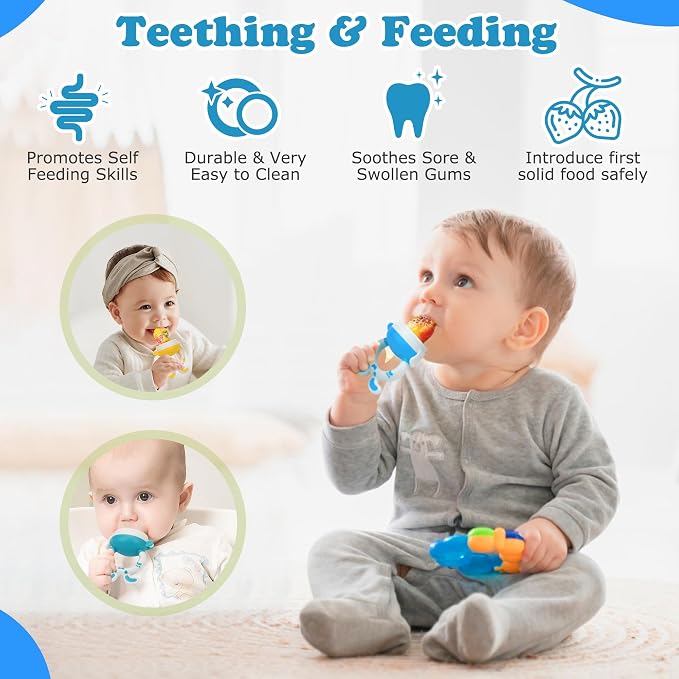 Food Feeder Baby Fruit Feeder Baby Breastmilk Popsicle Molds-& Baby Fruit - Image 6