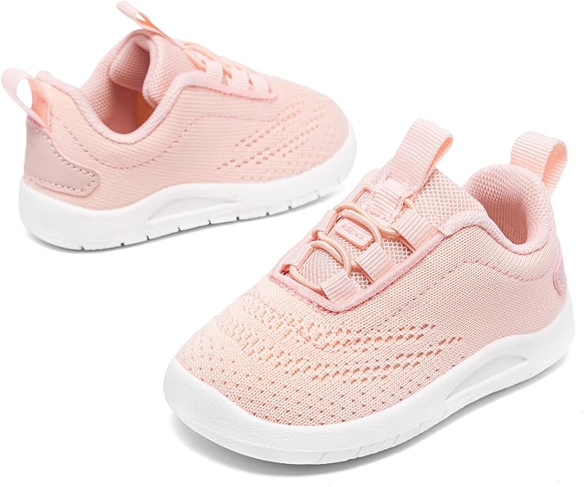 MORENDL Toddler Slip On Sneakers Baby Walking Shoes Non-Slip Breathable Unisex - Image 3