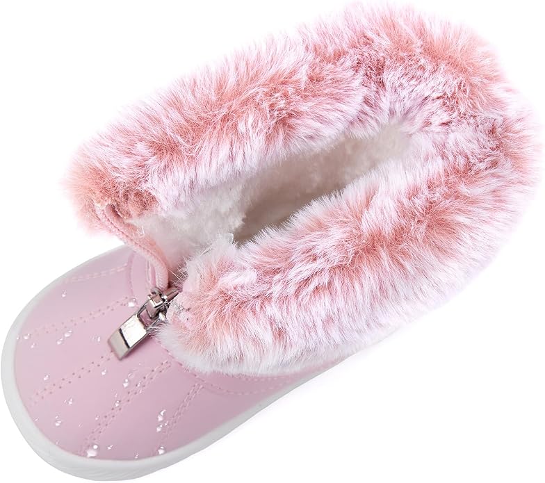 BMCiTYBM Baby Boy Girl Snow Boots Waterproof Winter Warm Booties Nonslip - Image 4
