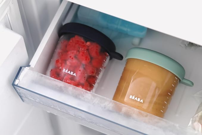 BEABA 6 Pack Glass Baby Food Jars - Image 5