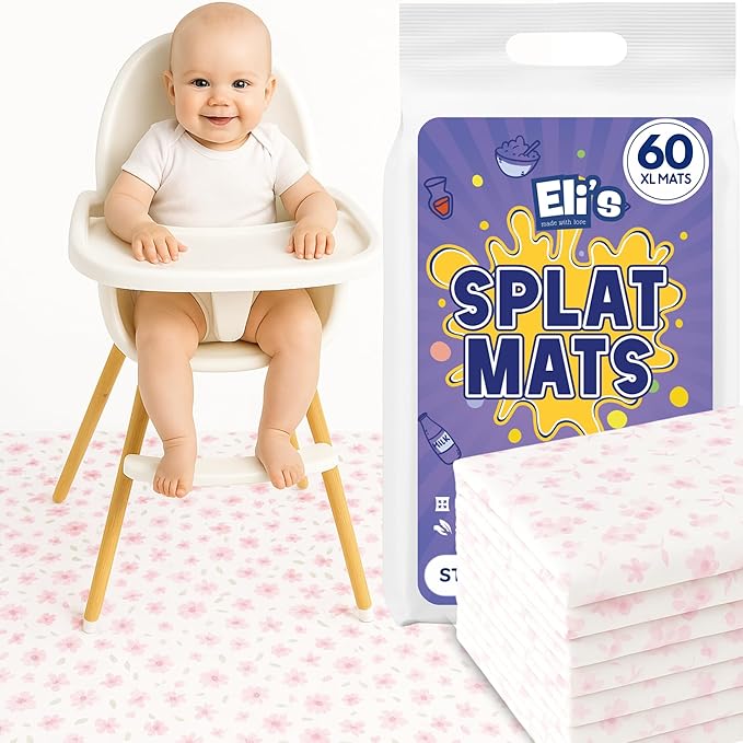 60 Pack Disposable Splat Mats by Eli by EliwithLove