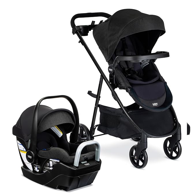 Britax Willow Brook S+ Travel System, Infant Car Seat and Stroller Combo by Britax