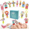 Baby Hanging Toy, Wrist Rattles, Rattle Socks, Handheld Wearable Washable by BLOOBLOOMAX