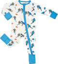 LollyBanks Baby Pajamas, 2-Way Zipper Romper, 95% Viscose Made from Bamboo and by LollyBanks