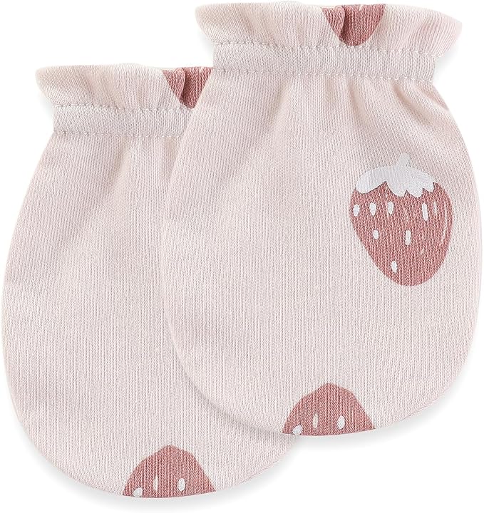 Newborn Baby Boy Girl Caps Mittens Socks Set Cotton Baby Essentials Accessories - Image 3