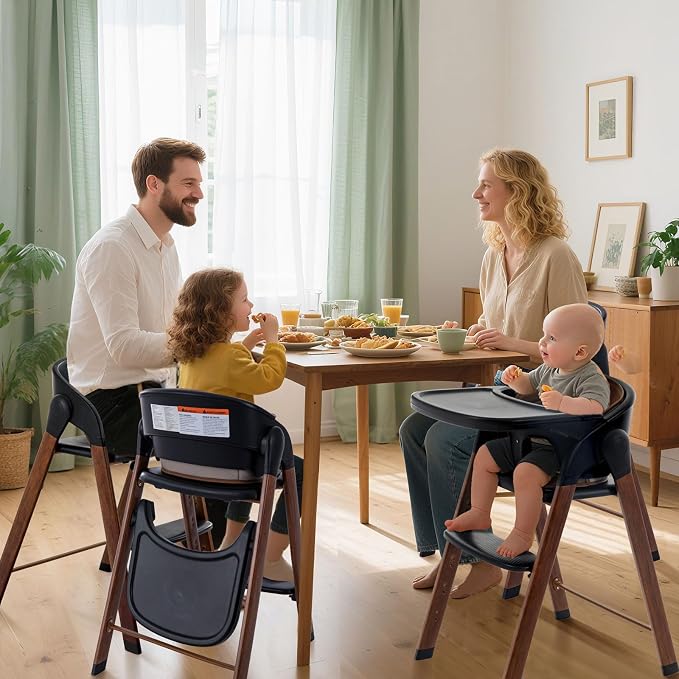 Convertible High Chairs for Babies & Toddlers. 5-in-1 Adjustable High Chair - Image 5