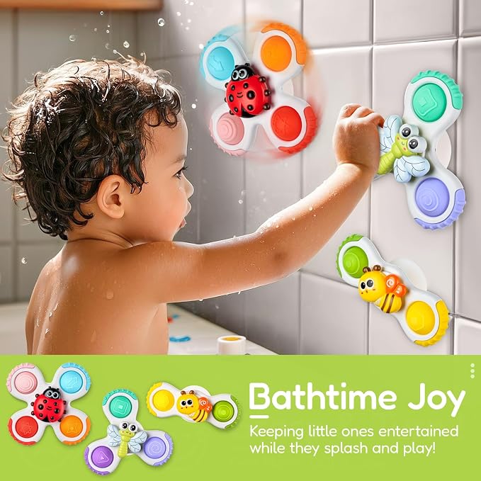 ALASOU 3PCS Pop Suction Cup Spinner Toys - Image 4