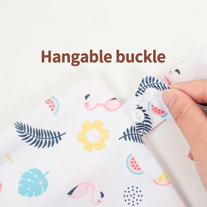 HappyFlute 9 Sets Newborn Baby Cloth Pocket Diapers Adjustable Reusable - Image 5