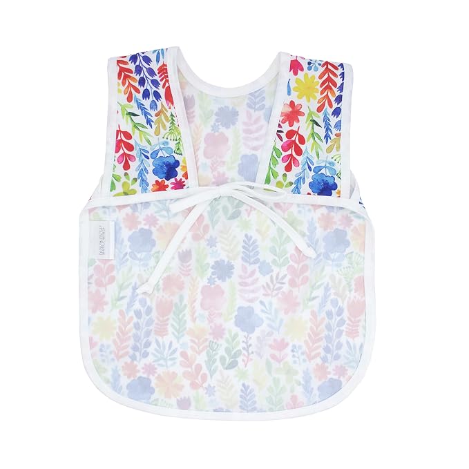 BapronBaby Rainbow Watercolor Floral Bapron - Image 3