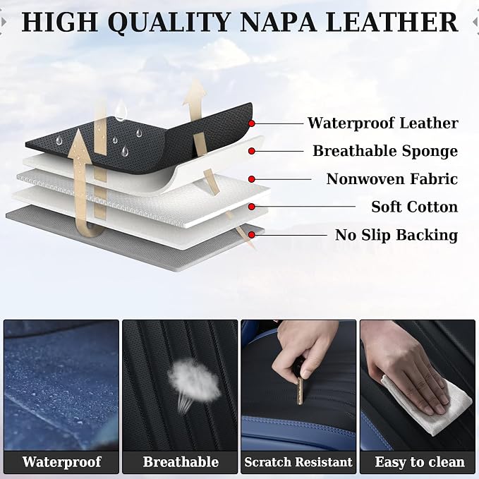 Coverado Car Seat Covers Front, Seat Covers - Image 7