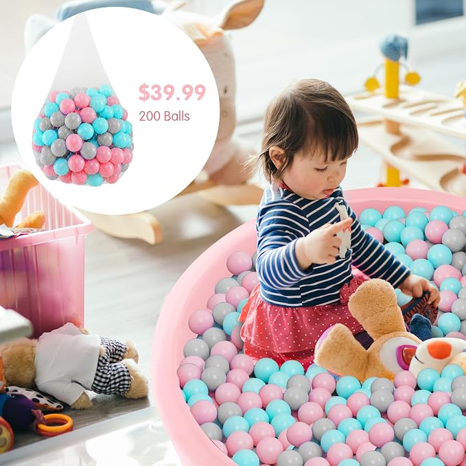 INFANS Foam Ball Pit for Toddlers - Image 7