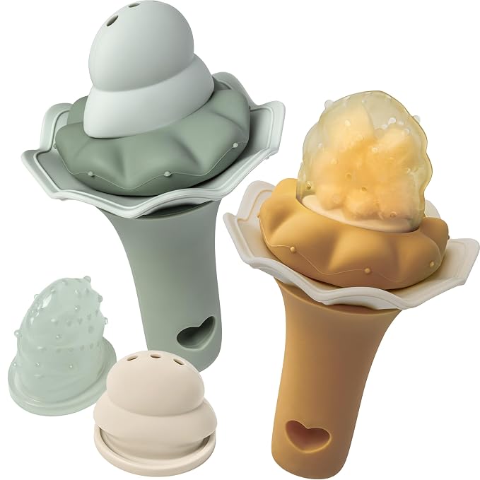 Moonkie Baby Fruit Feeder, BPA Free Silicone Food Feeder by Moonkie