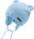 XIAOHAWANG Baby Hat Cute Bear Toddler Earflap Beanie Warm by XIAOHAWANG