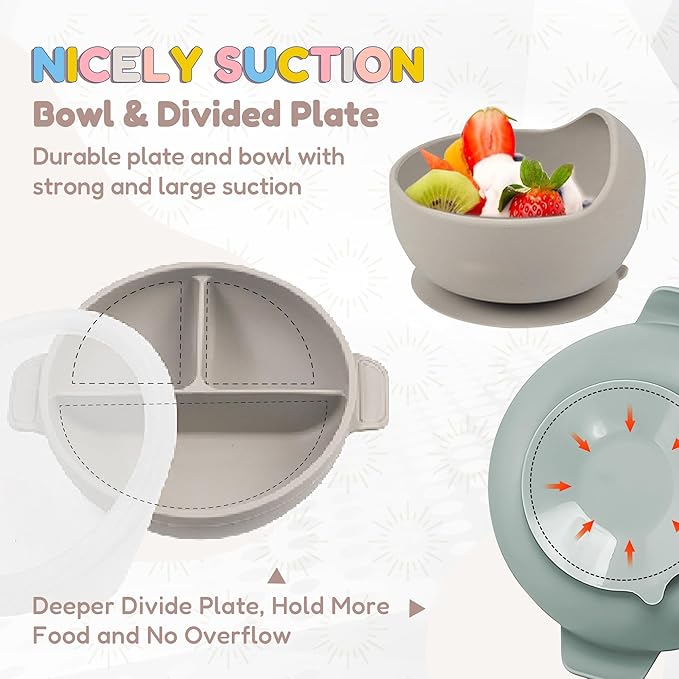 Silicone Baby Feeding Set - Image 3