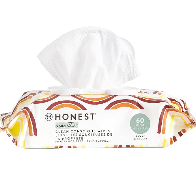 The Honest Company Clean Conscious Multi-Use Wipes Hypoallergenic and Unscented by TheHonestCompany