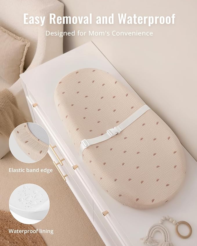 Blissful Diary Muslin Baby Changing Pad - Image 3