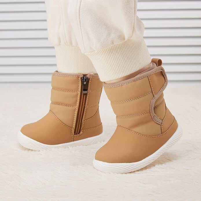 BMCiTYBM Baby Boy Girl Snow Boots Waterproof Winter Warm Booties Nonslip - Image 2