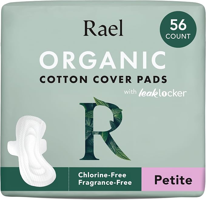 Rael Pads for Women, Organic Cotton Cover by Rael