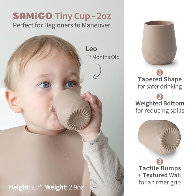 SAMiGO Silicone Baby Feeding Set, Baby Led Weaning Supplies, Suction Bowl Plate - Image 6