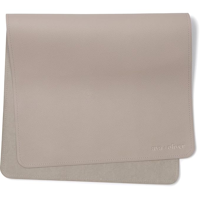 Ava + Oliver Vegan Leather Baby Changing Mat by avaoliver