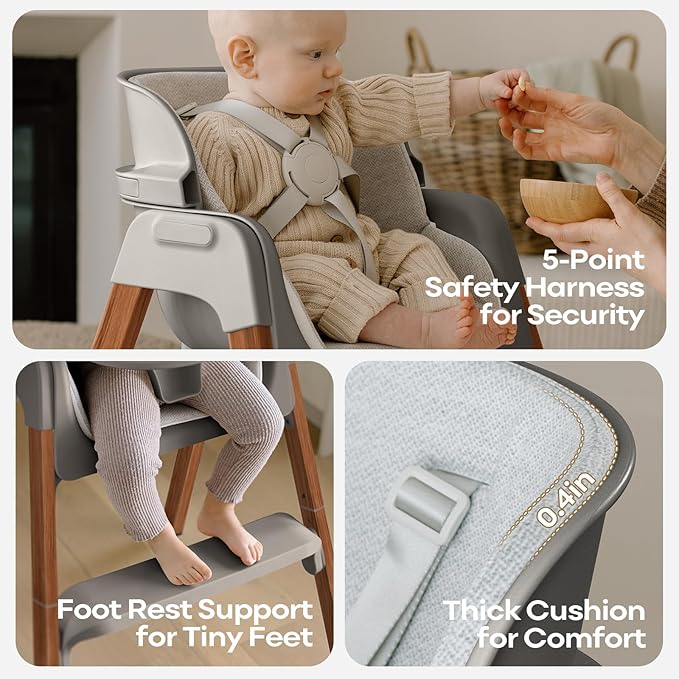 Fodoss Convertible Baby High Chair - Image 4