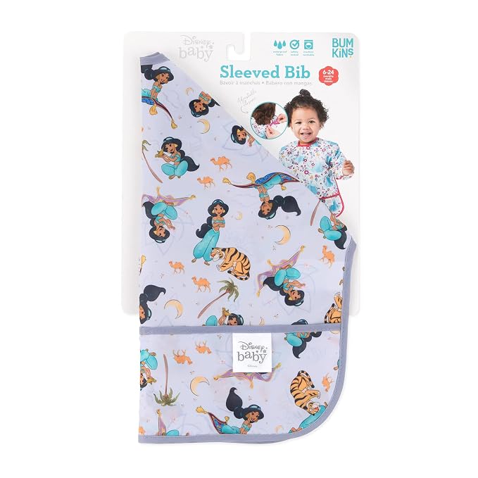 Bumkins Disney Sleeved Bib for Girl or Boy, Baby and Toddler for 6-24 Mos - Image 6