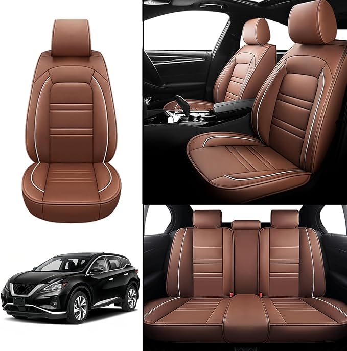 Seat Covers for Nissan Car Murano 2003-2025 | 5-Seats Leather Seat Covers - Image 2
