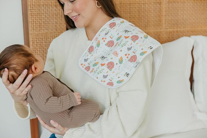 Copper Pearl Premium Baby Burp Cloths - Image 9