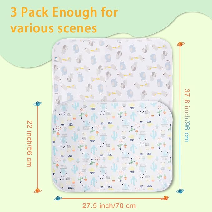 Baby Portable Changing Pad Changing Table Pads Diaper Changing mat Liners 1 - Image 3